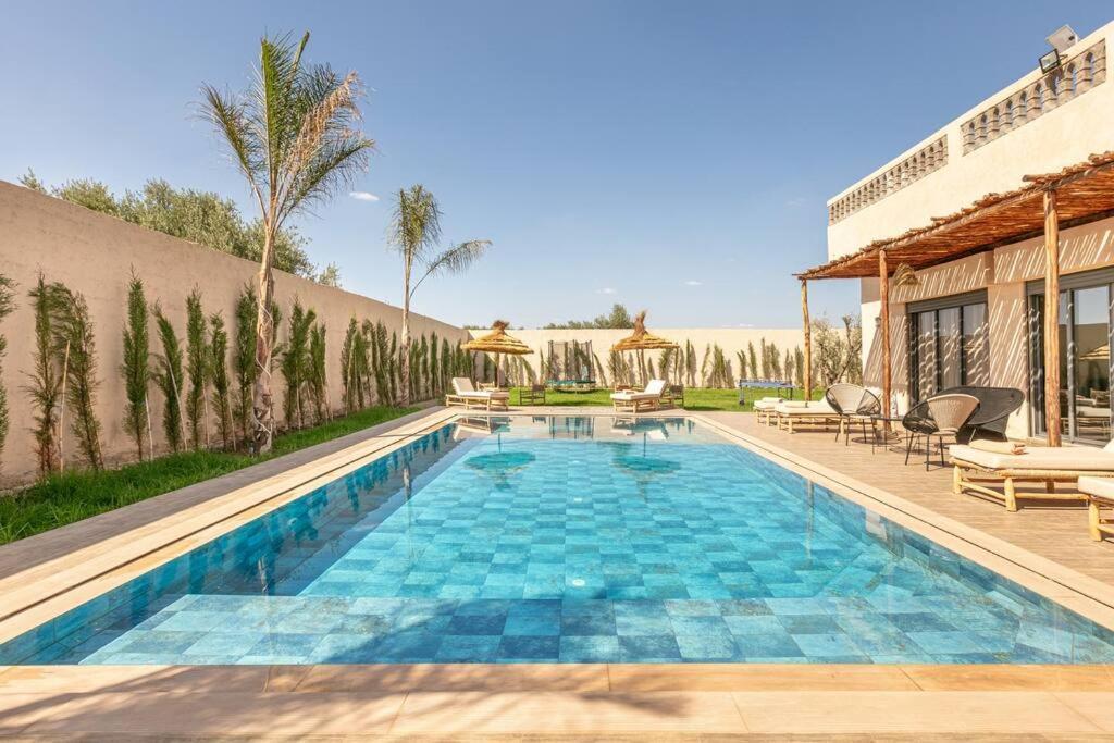 Villa Leila,Piscine , Grand Jardin, Jeux , Cuisiniere Marrakesch Exterior foto